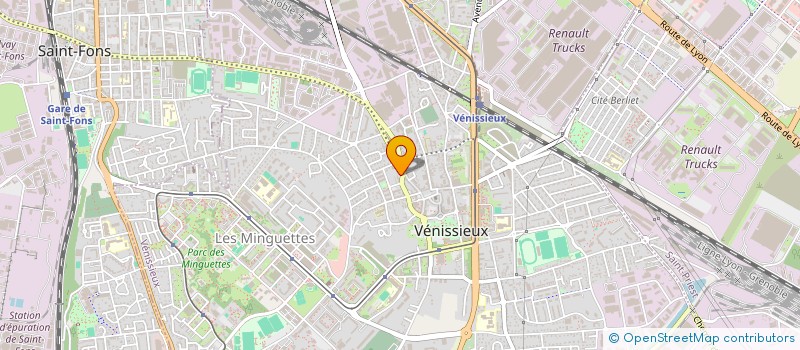 localisation de l'entreprise NABITRANS EXPRESS à VENISSIEUX