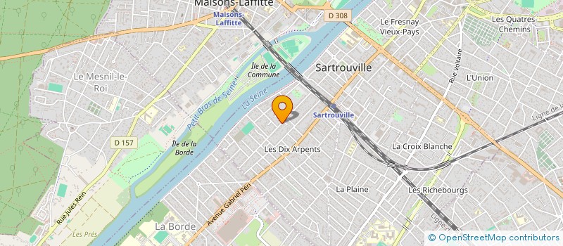 localisation de l'entreprise NABLAVISION à SARTROUVILLE