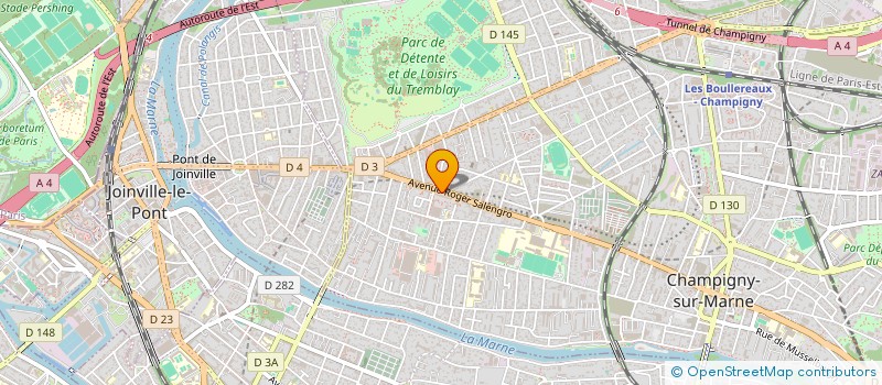 localisation de l'entreprise NABLING CONSULTING à CHAMPIGNY-SUR-MARNE