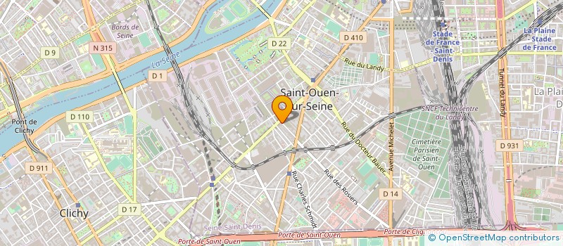 localisation de l'entreprise NABMIN à SAINT-OUEN-SUR-SEINE