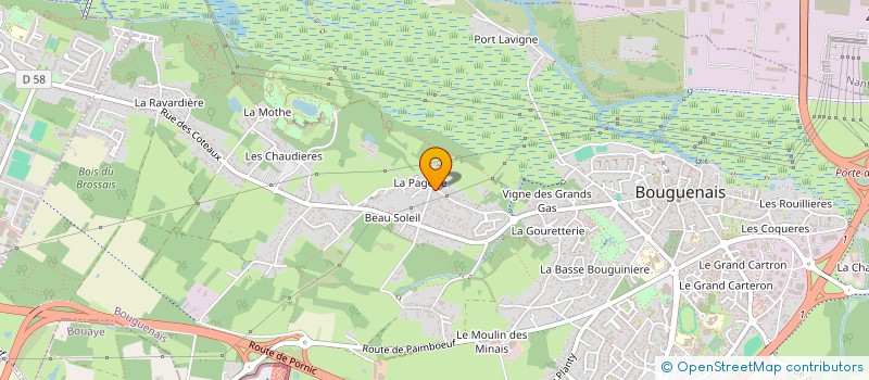 localisation de l'entreprise NABN PILOTE  BOUGUENAIS