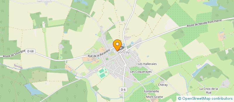 localisation de l'entreprise NABOO  SONZAY