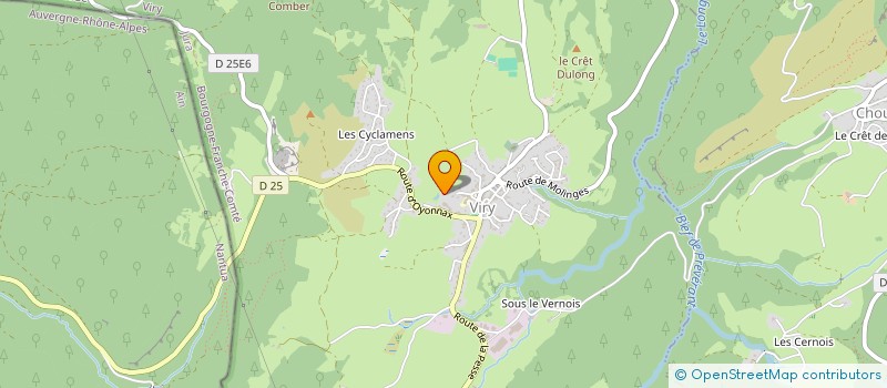 localisation de l'entreprise NABOT BTP & DESIGN  VIRY