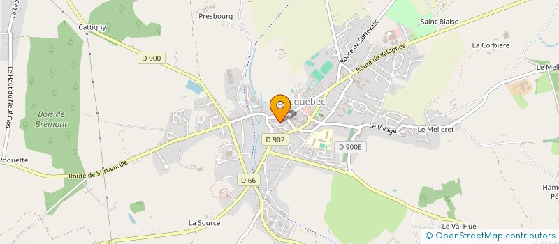 localisation de l'entreprise NABOUKA à BRICQUEBEC-EN-COTENTIN