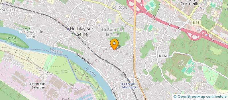 localisation de l'entreprise NABRENOV  LA FRETTE-SUR-SEINE