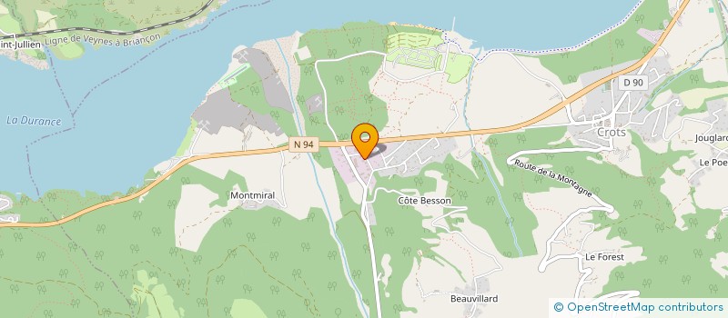 localisation de l'entreprise NABSCAR AUTOMOBILE à CROTS