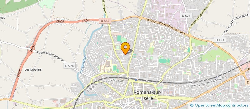 localisation de l'entreprise NABUCCO  ROMANS-SUR-ISERE