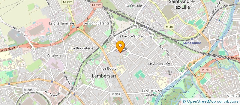 localisation de l'entreprise NABUD à LAMBERSART