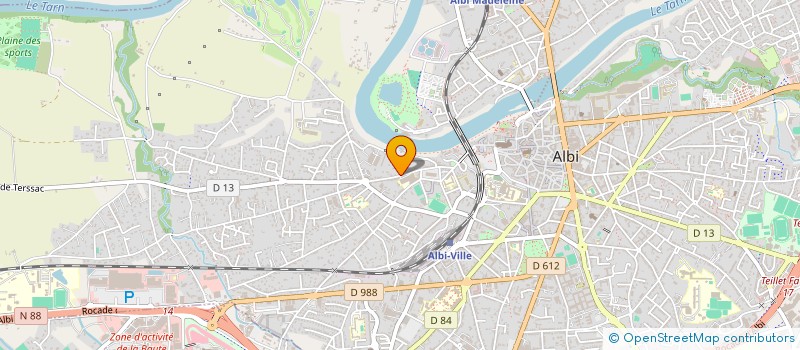 localisation de l'entreprise NAC à ALBI