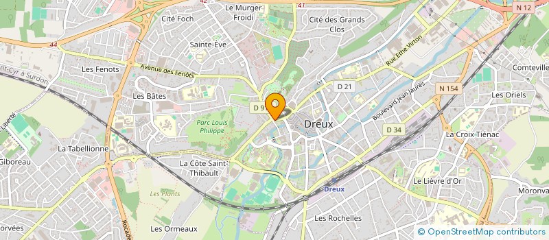 localisation de l'entreprise NAC à DREUX