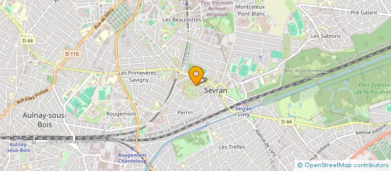 localisation de l'entreprise NAC BTP à SEVRAN