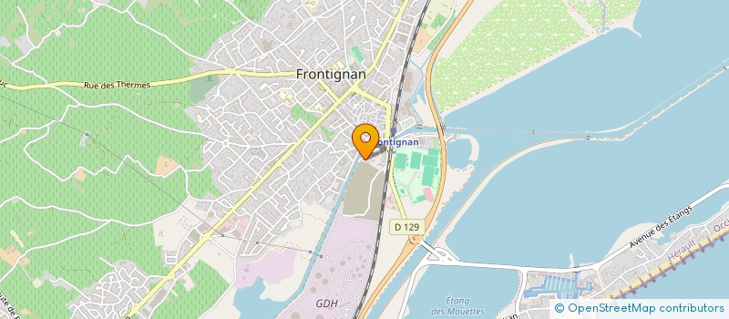 localisation de l'entreprise NAC CARS à FRONTIGNAN