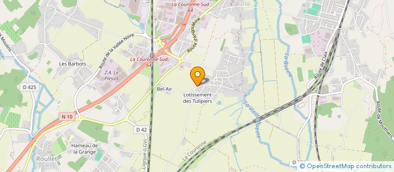 localisation de l'entreprise NAC EDITIONS  ROULLET-SAINT-ESTEPHE