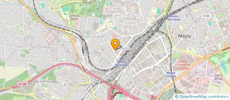 localisation de l'entreprise NAC-IT à MASSY