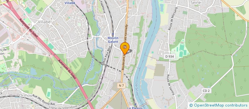 localisation de l'entreprise NAC SERVICES  CORBEIL-ESSONNES