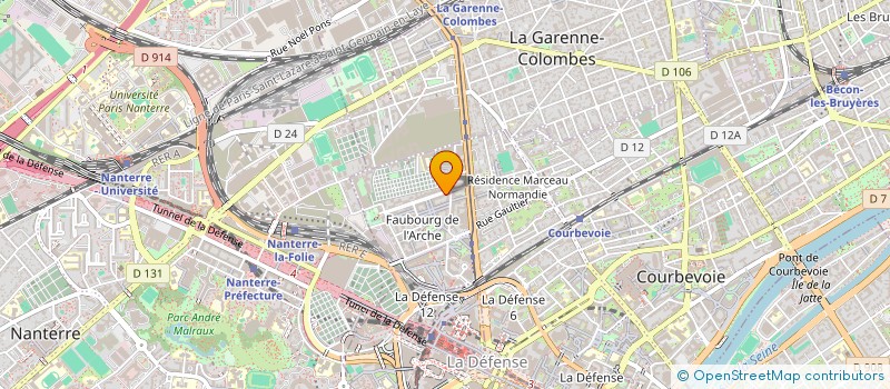 localisation de l'entreprise NAC92 à COURBEVOIE