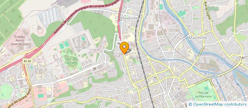 localisation de l'entreprise NACA  MAXEVILLE