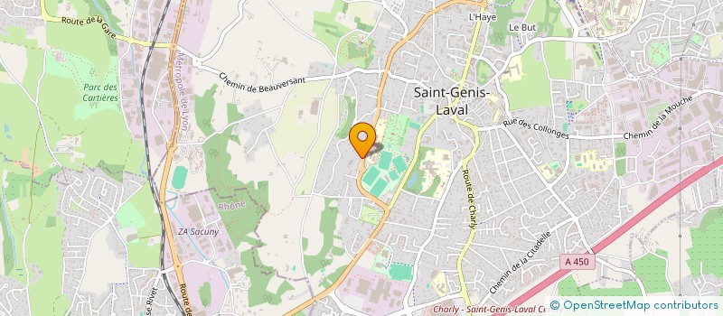 localisation de l'entreprise NACA  SAINT-GENIS-LAVAL