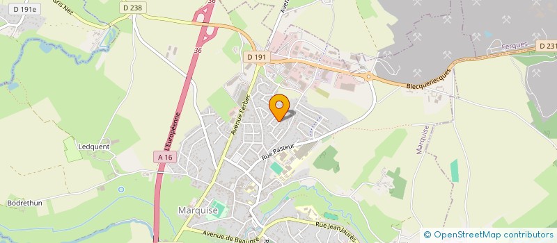 localisation de l'entreprise NACAA  MARQUISE