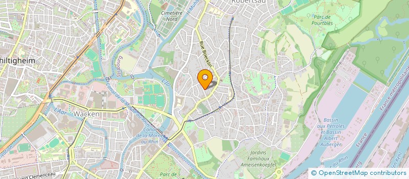 localisation de l'entreprise NACACCIA  STRASBOURG