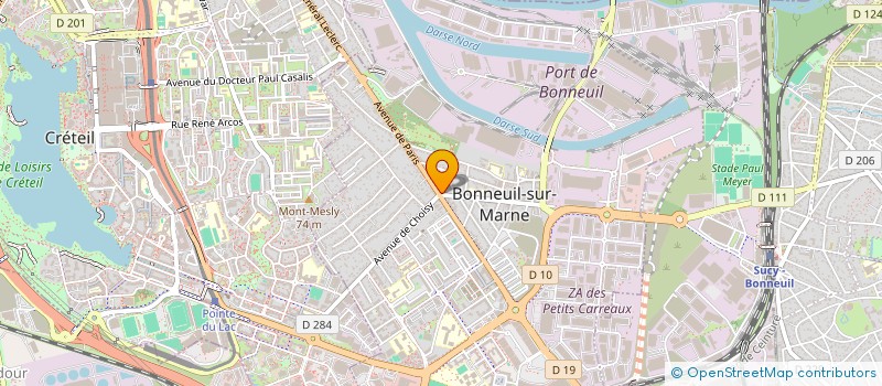 localisation de l'entreprise NACAICH à VITRY-SUR-SEINE