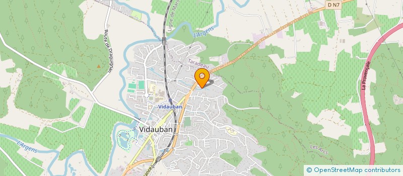 localisation de l'entreprise NACAIRE  VIDAUBAN