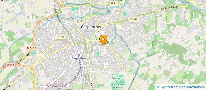 localisation de l'entreprise NACAO à CARPENTRAS