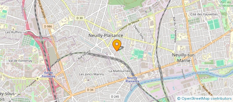 localisation de l'entreprise NACAO CAPOEIRA ARTE E CULTURA à NEUILLY-PLAISANCE