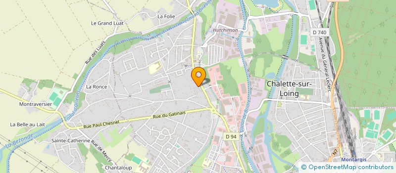localisation de l'entreprise NACAO KIZOMBA à CHALETTE-SUR-LOING