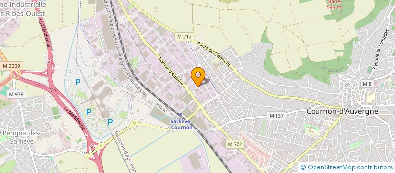 localisation de l'entreprise NACAR  COURNON-D'AUVERGNE