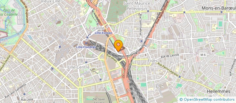 localisation de l'entreprise NACARAT ANDROMEDE TOULOUSE  LILLE