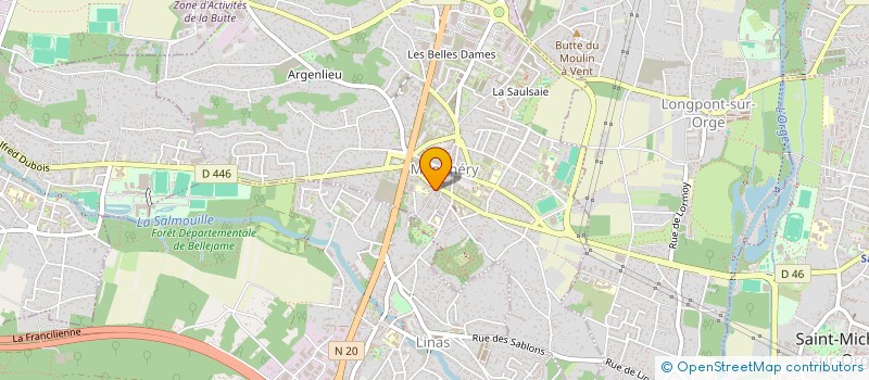 localisation de l'entreprise NACCACHE  MONTLHERY