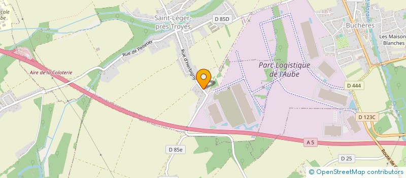 localisation de l'entreprise NACCARELLA  SAINT LEGER PRES TROYES