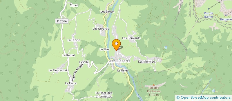 localisation de l'entreprise NACCS  LES DESERTS