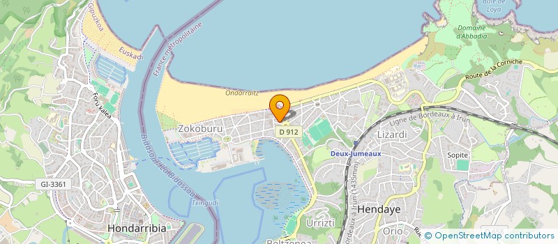 localisation de l'entreprise NACDIS à HENDAYE