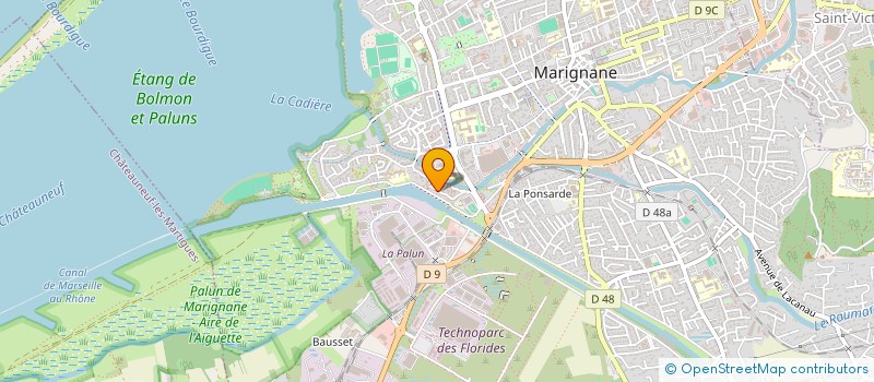 localisation de l'entreprise NACE  MARIGNANE