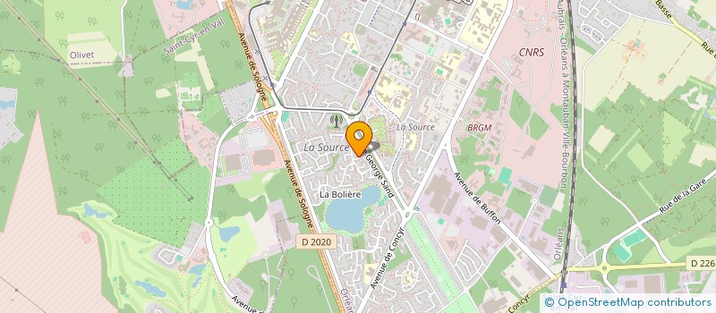 localisation de l'entreprise NACED à ORLEANS