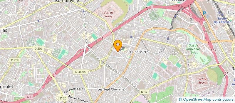 localisation de l'entreprise NACELA à MONTREUIL