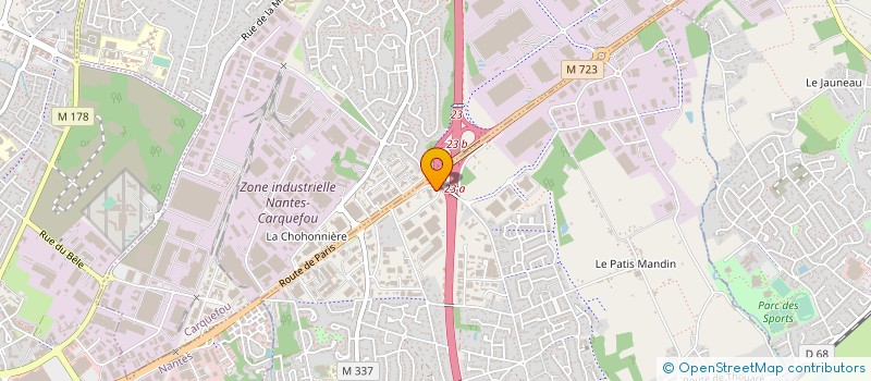 localisation de l'entreprise NACELLE 44  SAINTE-LUCE-SUR-LOIRE