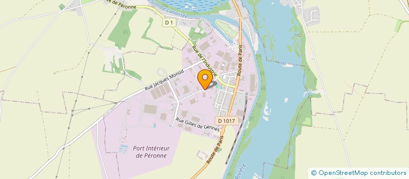 localisation de l'entreprise NACELLE DEPAN  PERONNE