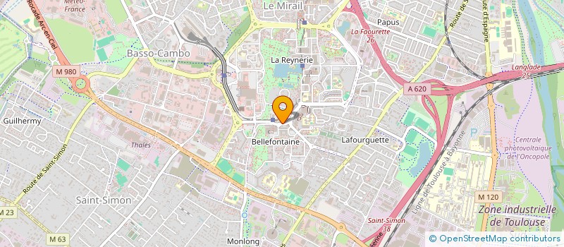 localisation de l'entreprise NACER COIFFURE  TOULOUSE