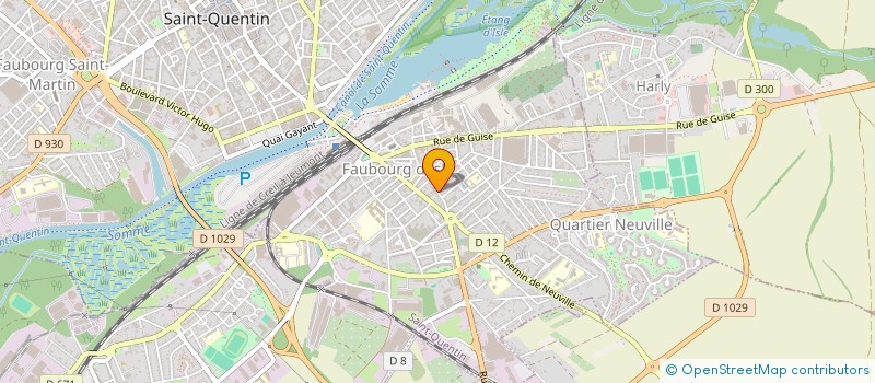 localisation de l'entreprise NACEUR à SAINT-QUENTIN