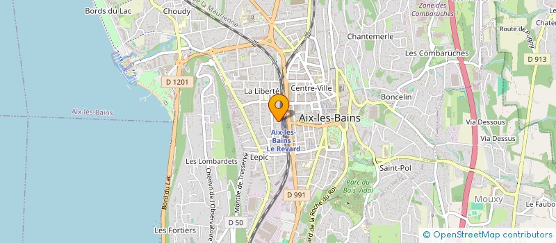 localisation de l'entreprise NACHAL EITHAN à AIX-LES-BAINS