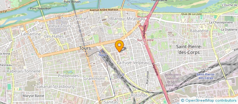 localisation de l'entreprise NACHRICAY à TOURS