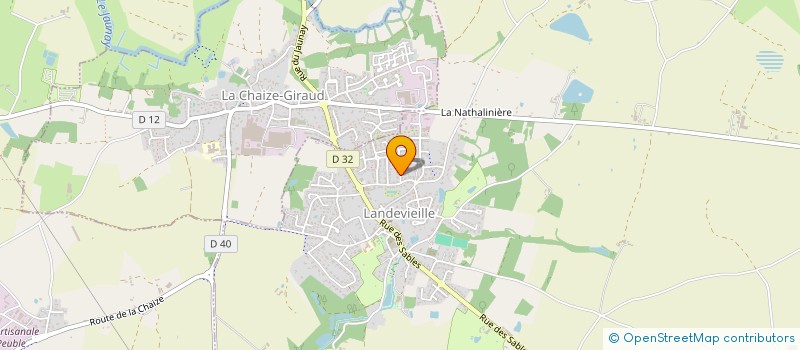 localisation de l'entreprise NACHRIS à LANDEVIEILLE