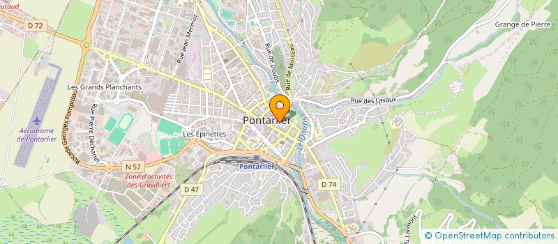 localisation de l'entreprise NACIB à PONTARLIER