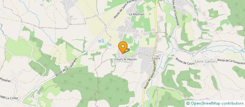 localisation de l'entreprise NACILAM  SAINT-ETIENNE-DE-SAINT-GEOIRS