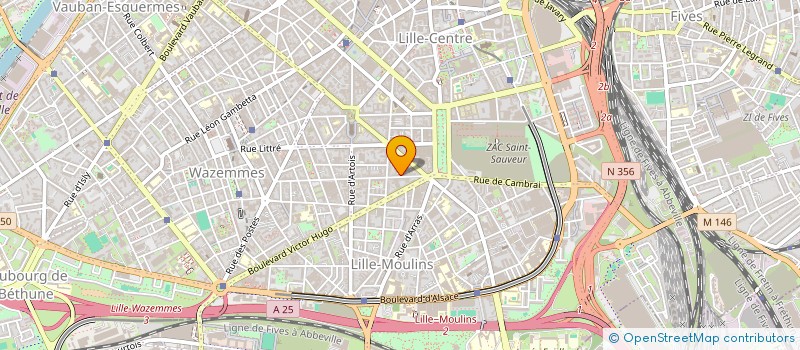localisation de l'entreprise NACINIVE à LILLE