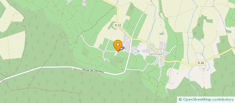 localisation de l'entreprise NACK  SERMIERS