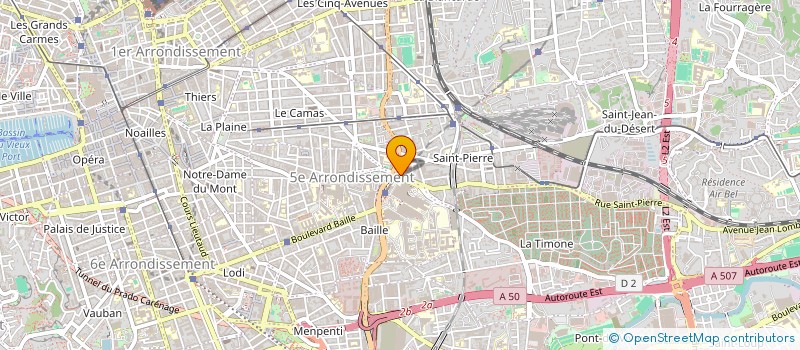 localisation de l'entreprise NACOM NATIONAL COMMUNICATION à MARSEILLE